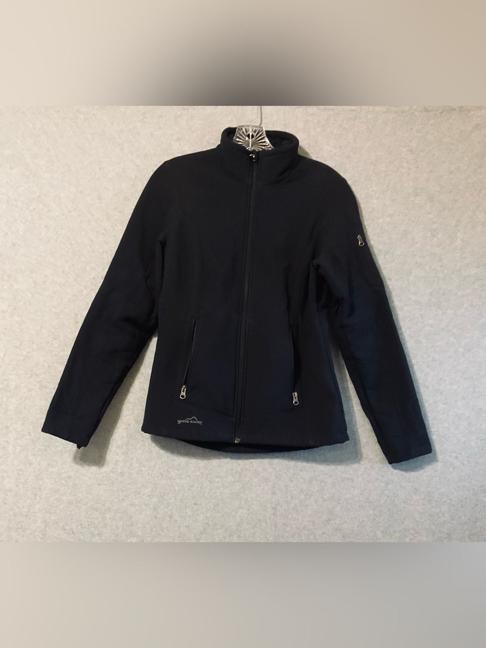 Eddie Bauer Classic  Black  utility  Soft Shell Jacket Sz XS